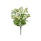 16" Artificial Mini Ranunculus Bush – Realistic Faux Flowers in Cream for Home Decor & Floral Arrangements-84055-CR